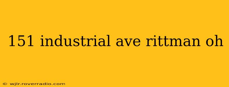 151 industrial ave rittman oh