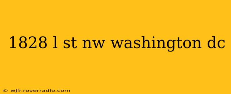1828 l st nw washington dc