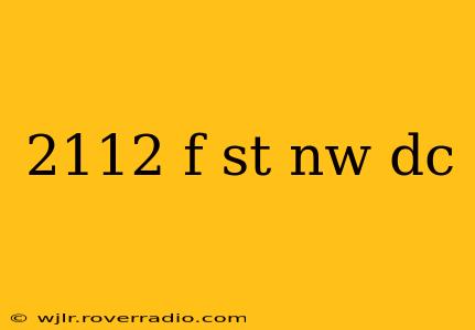 2112 f st nw dc
