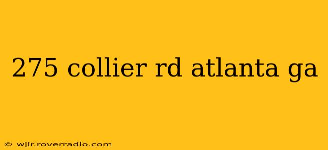 275 collier rd atlanta ga