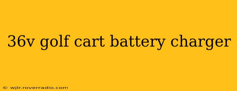 36v golf cart battery charger