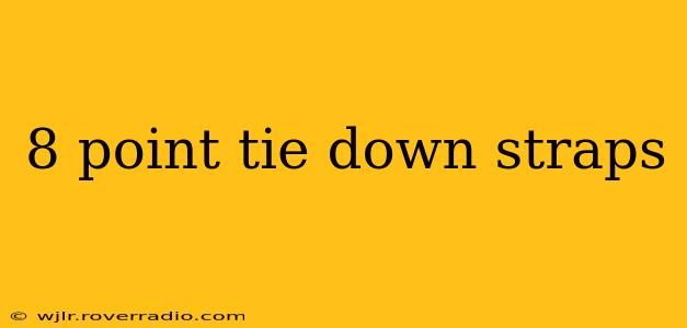 8 point tie down straps