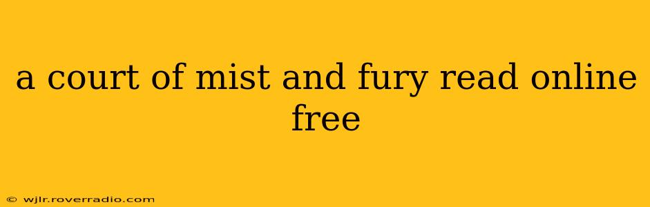 a court of mist and fury read online free