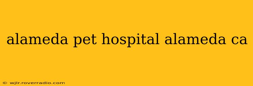alameda pet hospital alameda ca