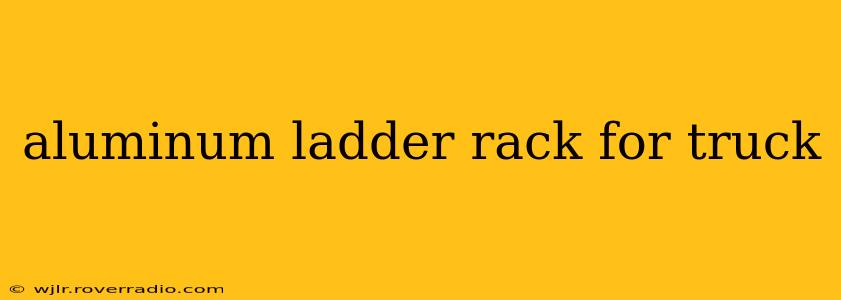 aluminum ladder rack for truck