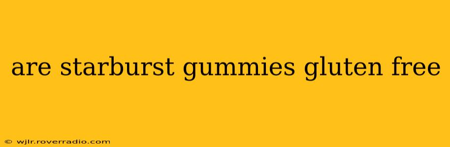 are starburst gummies gluten free
