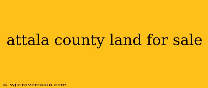 attala county land for sale