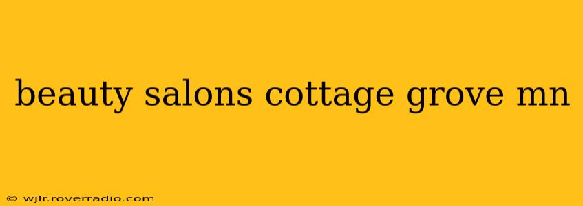 beauty salons cottage grove mn