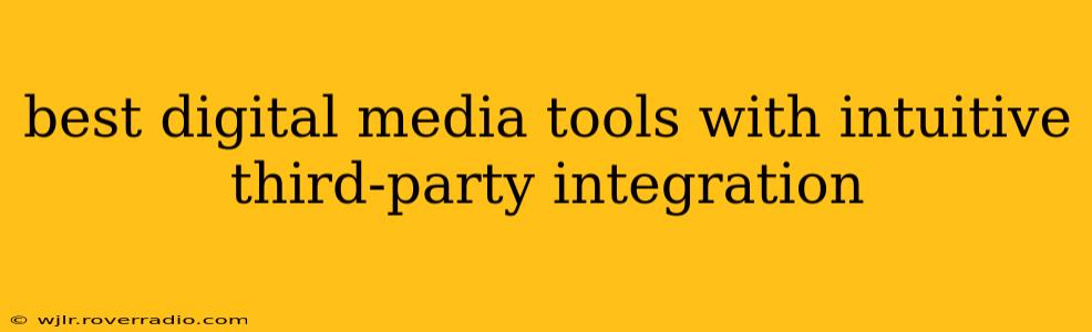 best digital media tools with intuitive third-party integration