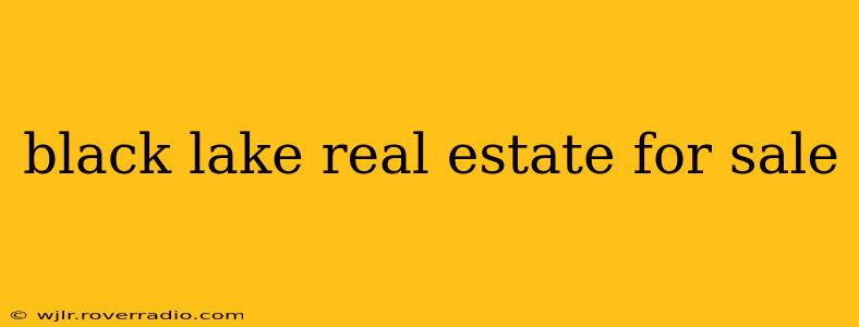 black lake real estate for sale