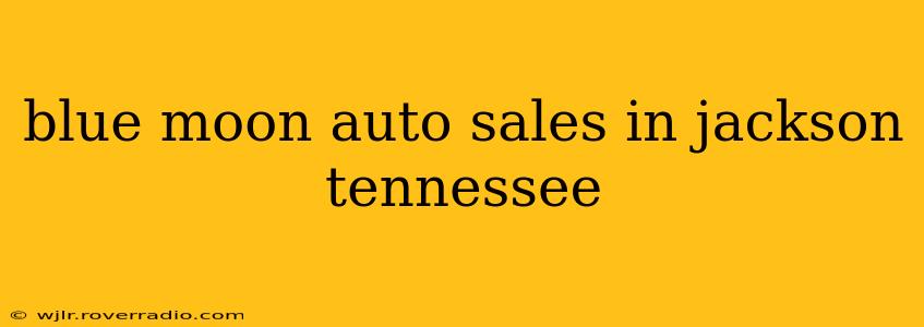 blue moon auto sales in jackson tennessee