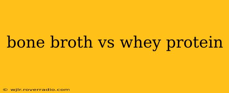 bone broth vs whey protein