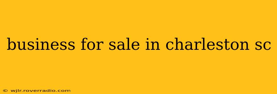business for sale in charleston sc