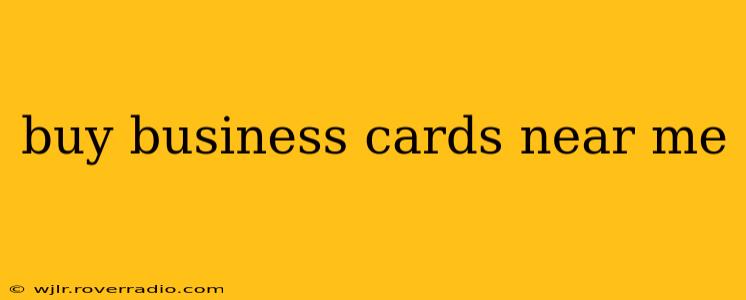 buy business cards near me