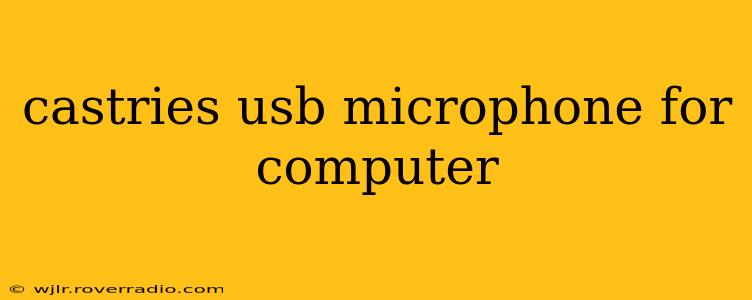 castries usb microphone for computer