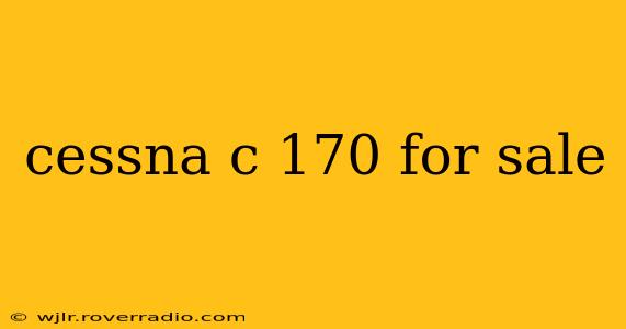 cessna c 170 for sale