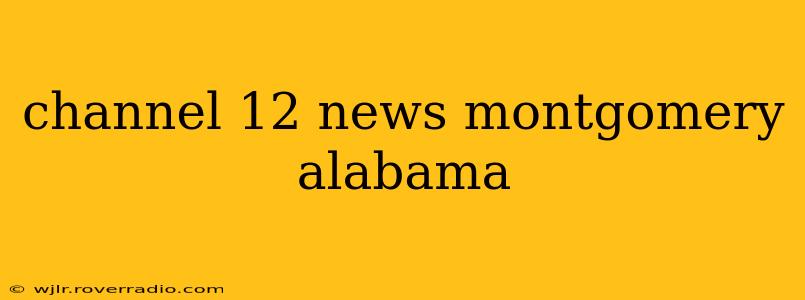 channel 12 news montgomery alabama