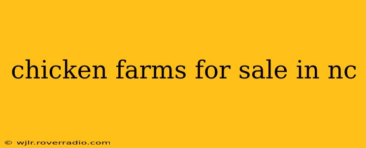 chicken farms for sale in nc