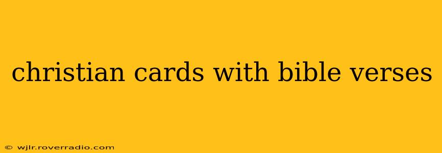 christian cards with bible verses