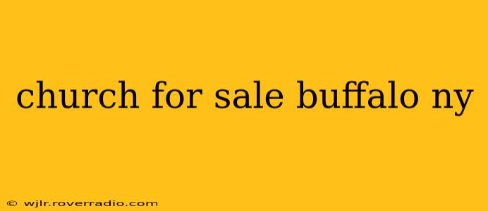 church for sale buffalo ny
