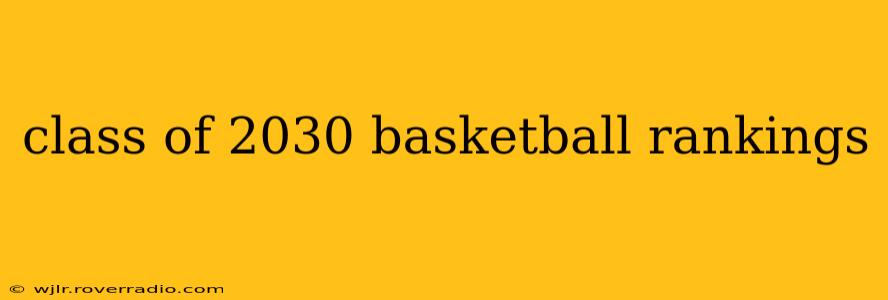 class of 2030 basketball rankings