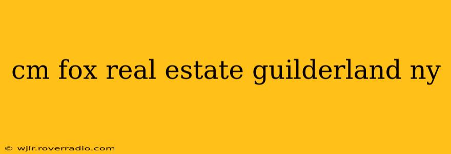 cm fox real estate guilderland ny
