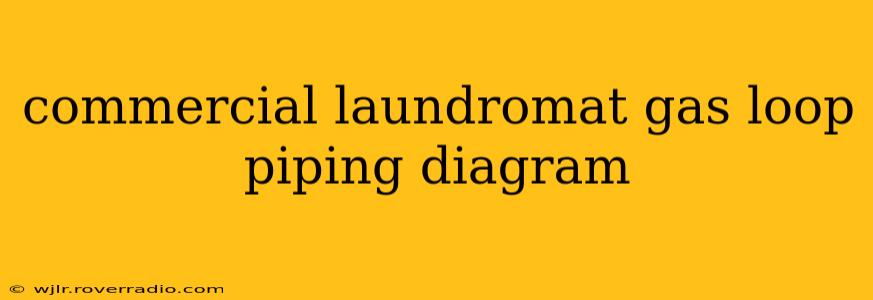 commercial laundromat gas loop piping diagram