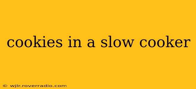 cookies in a slow cooker