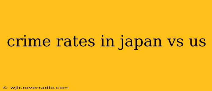 crime rates in japan vs us