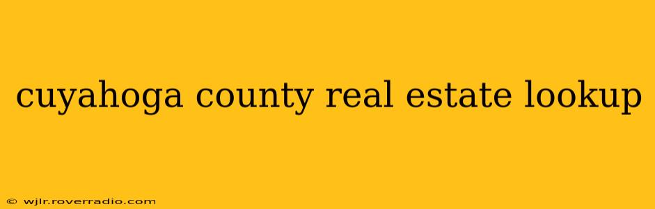 cuyahoga county real estate lookup