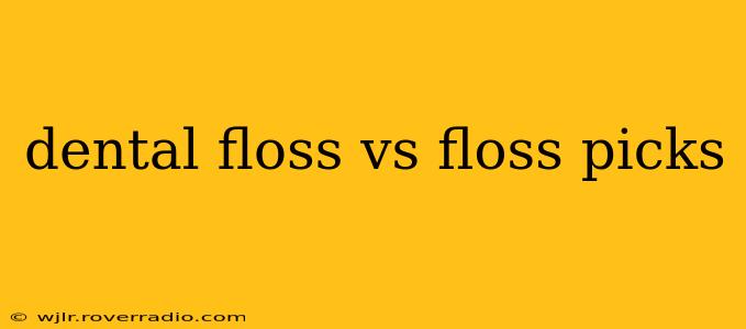 dental floss vs floss picks