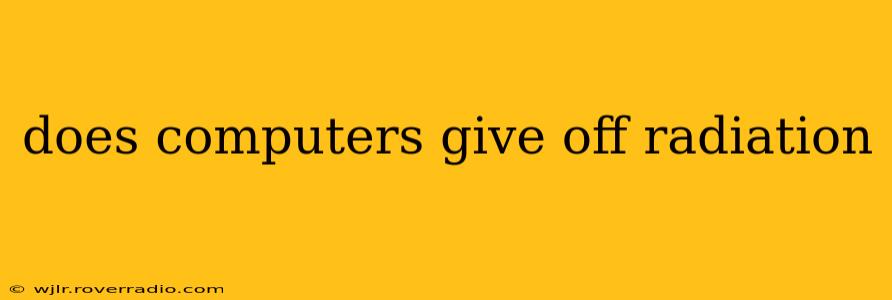 does computers give off radiation