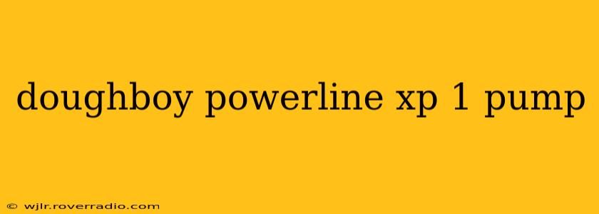 doughboy powerline xp 1 pump