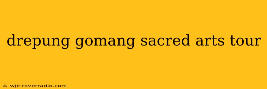 drepung gomang sacred arts tour