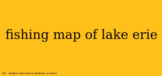fishing map of lake erie