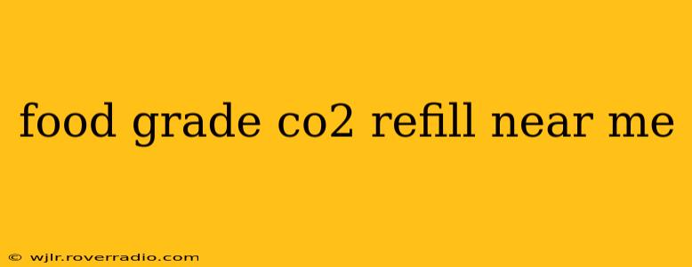 food grade co2 refill near me