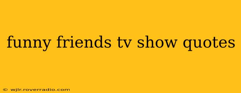funny friends tv show quotes