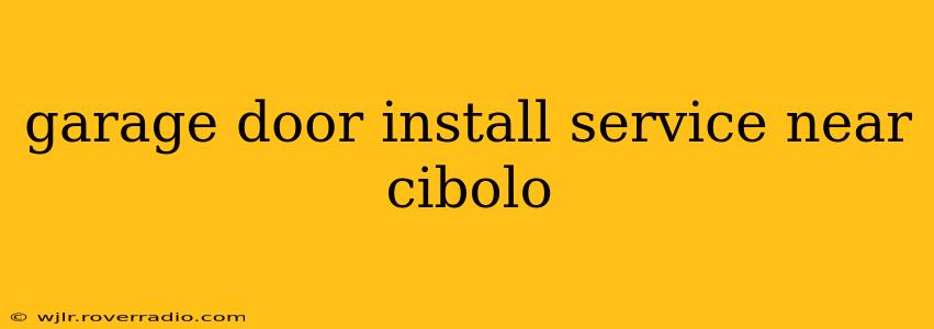garage door install service near cibolo