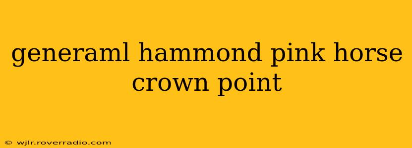 generaml hammond pink horse crown point