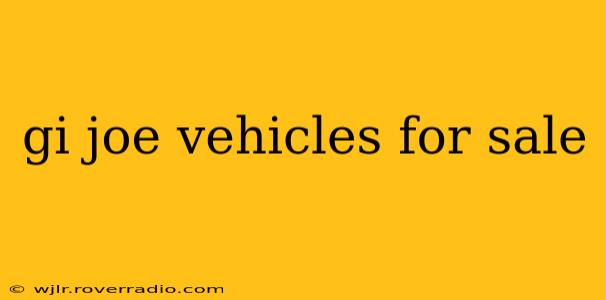 gi joe vehicles for sale