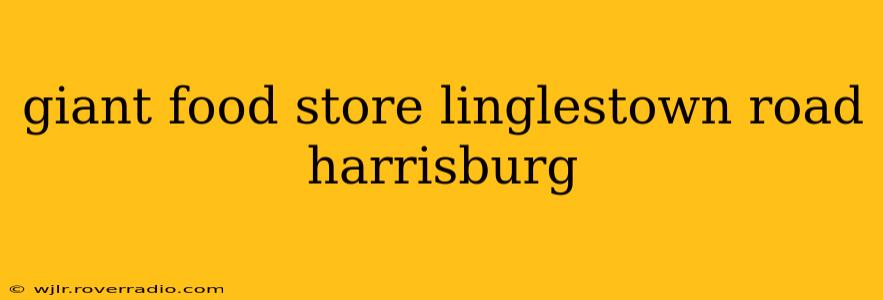 giant food store linglestown road harrisburg