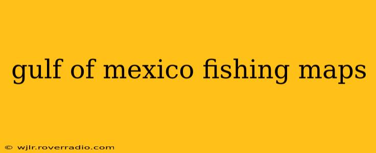 gulf of mexico fishing maps