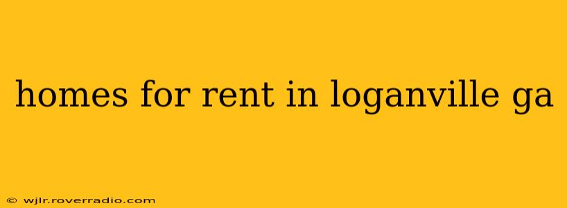 homes for rent in loganville ga