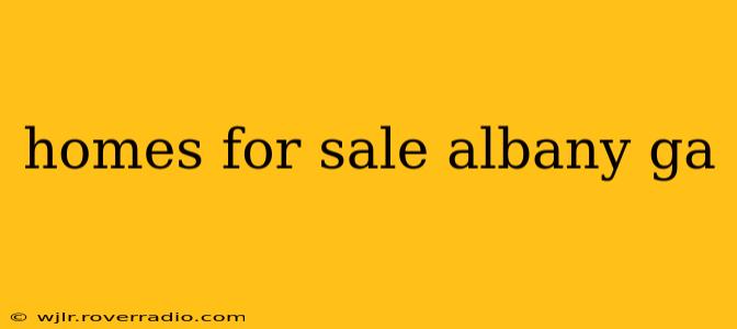 homes for sale albany ga