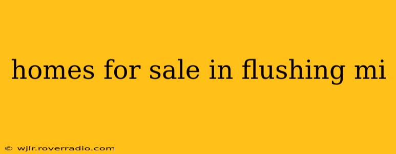 homes for sale in flushing mi