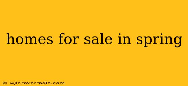 homes for sale in spring