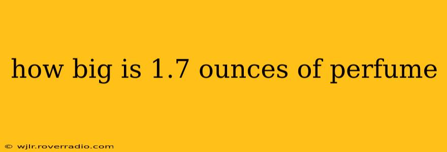 how big is 1.7 ounces of perfume