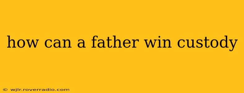how can a father win custody