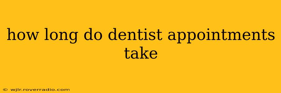 how long do dentist appointments take