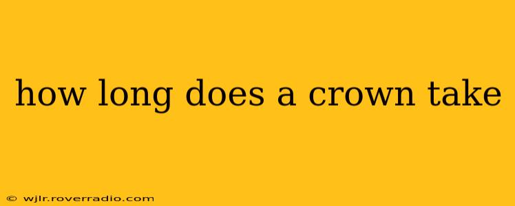 how long does a crown take